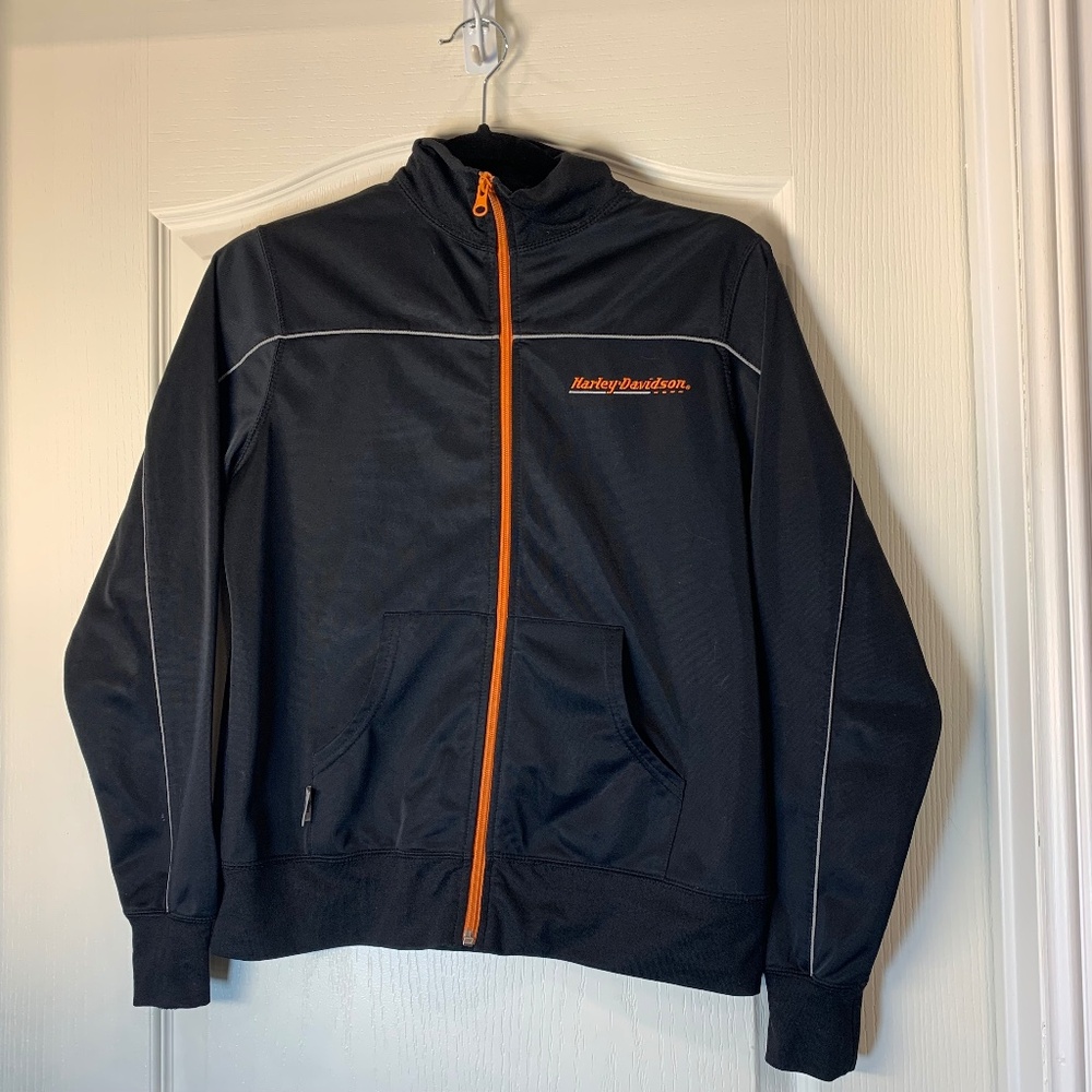 Harley-Davidson Women’s Biker Zip-Up Jacket – Big Moose Portland Maine (S)